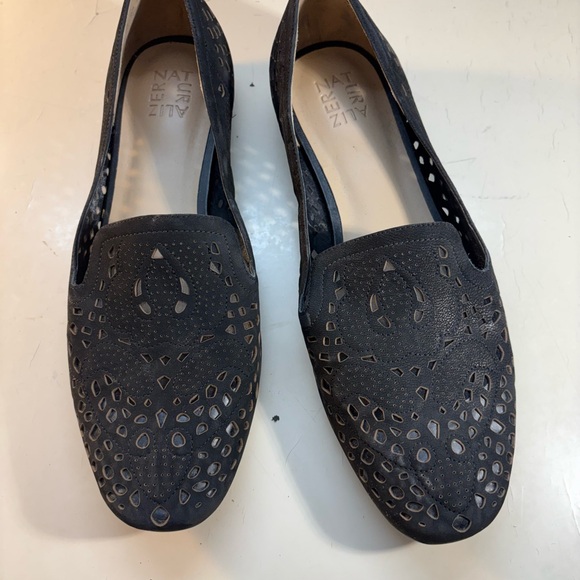 Naturalizer Shoes - Naturalizer Dark Gray Cut-Out‎ Loafers